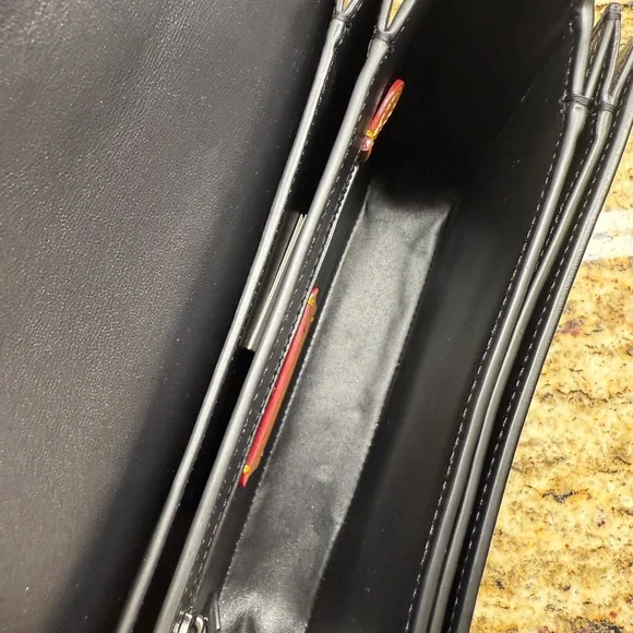 Coach Rogue Top Handle With Tea Rose Glovetanned Leather/Matte Black/Black NWT - Picture 13 of 16